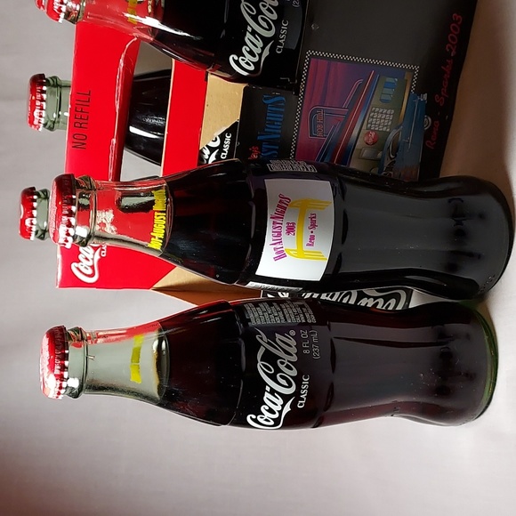 Hot August Nights 2003 Reno Sparks Six Pack Coca Cola Bottles Vintage - Picture 7 of 8